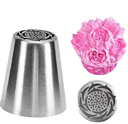 1pcs Edelstahl-Gebäck-Kuchen Russische Düsen-Spitze Icing Piping Nozzle-Plätzchen-Form-Backen Werkzeuge