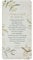 Praisent Blechschild Vater Unser | Metallschild Wandschild Türschild Gebet christliche Wanddekoration, Beige, 30 x 15
