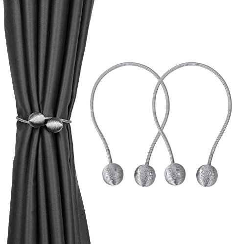 INHDBOX Vorhang Raffhalter, Nein Magnetische Vorhang Raffhalter, Arbitrary Twisted Deformation Gardinen Raffhalter Weben Vorhänge Halter Schnallen Vorhang Binder Gardinenhalter Haus Dekoration 2 Stück