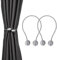 INHDBOX Vorhang Raffhalter, Nein Magnetische Vorhang Raffhalter, Arbitrary Twisted Deformation Gardinen Raffhalter Weben Vorhänge Halter Schnallen Vorhang Binder Gardinenhalter Haus Dekoration 2 Stück