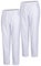 MISEMIYA - Packung 2 Stück - Unisex SANITÄRHOSE - MEDIZINISCHE Uniformen SANITÄR Uniformen Arbeitshose - Ref. 8312 * 2 Stück - Large, Weiß 21