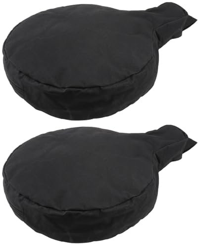 Camping Bag Cast Iron Skillet Bag Pouch: 2pcs Heavy Duty Chef Bag Outdoor Camping Cookware Storage Organizers Multi- Cooking Utensils Container Storage Pouch