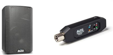 Alto Professional TX310 – Enceinte Active 350W avec Haut-Parleur 10 pour Les Musiciens, DJ, Bars & Bluetooth Total 2 - Récepteur Bluetooth XLR pour Tables de mixage et systèmes