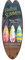 Makramee Regal Anhänger Surfen Casual Decor Bar Holz Urlaub Wand Türschild Summer Beach Front for Home Türschild zum Aufhängen Wandpflanzer (K, One Size)