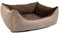 TrendPet VitaBed Style - Orthopädisches Hundebett, außen Kunstleder innen flauschig (120x100cm, Braun)