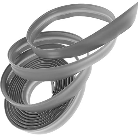 DOITOOL 5m Floor Transition Strip Carpet to Tile Edge Trim Flexible Carpet Binding Strip Doorway Thresholds Flooring Cover Strips Durable Carpet Edging for Smooth Transitions