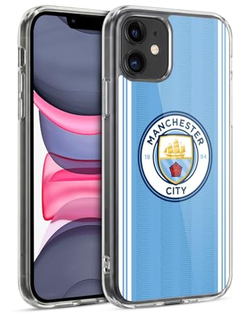 Head Case Designs Officially Licensed Manchester City Man City FC Home 2023/24 Badge Kit Soft Gel Case Compatible With Apple iPhone 11