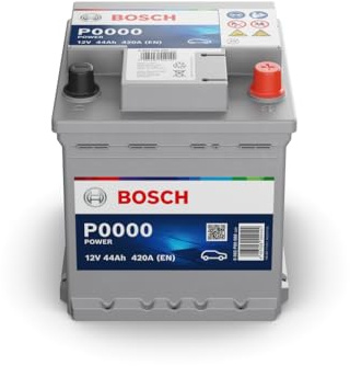 BOSCH Batterie 44, Ah 420, A/EN 0 092 P00 000 L 175mm B 175mm H 190mm Compatible avec VW up! 3/5 portes 121, 122, BL1, BL2, BL3, 123 load up! Van 121, 122, BL1, BL2, OPEL Corsa D 3/5 portes S07, BMW