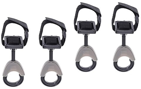 Toyvian 4stücke Drehbare Kinderwagen-haken Kunststoff Praktische Karabiner-clips Befestigung Von Taschen Und Zubehör Am Kinderwagen Für Einkäufe Und Unterwegs