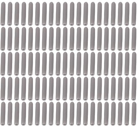 Urdrsaf 100 cappucci di copertura per lavastoviglie per riparazione a rebbi, 2,5 cm, colore grigio