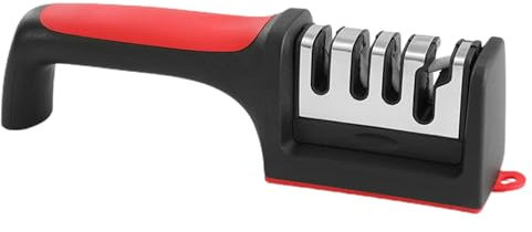 Knife Tool Sharpener Knife Sharpener Tool with 3/4 Grooves Tungsten Steel Sharpener Quickly Sharpen, Repair and Dress Serrated Blades, Cutting Tools, Kitchen Knives, Scissors and Other Knives B