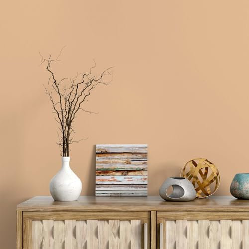 K&L Wall Art Peinture murale satinée moderne pour intérieur Beige 5 l Peintures pour murs intérieurs Couleur sable