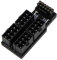 DollaTek PCIe 5.0 Power Modular Adapter auf vier ATX 8P 16Pin(12+4) 12VHPWR Stecker um 90 Grad nach unten abgewinkelt für 4080 5090TI Grafikkarte