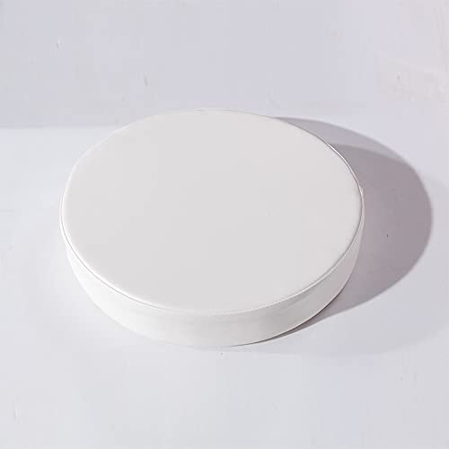 Rundes Stuhlkissen für den Außenbereich, wasserdichtes PU-Leder, Bistrostuhlkissen, Terrassenstuhlkissen für den Rücksitz im Auto, abnehmbar