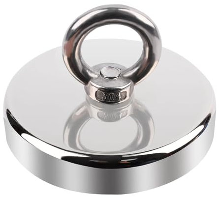 Extra Starke Magnete, 2.76inch Super Neodym Magnet Magnetfischen, 185Kg+ Zugkraft Großer Magnete Magneten Starker Halt, Magnet Stark für Entferner, Shop, Heben Und Pick Up