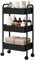 Generico Rolling Storage Cart | Multifunctional 3-Tier Kitchen Trolley | 3-Tier Rolling Storage Cart | Movable Organizer Shelf Cart for Kitchen, Bathroom, and Living Room Use, Portable Shelving Cart