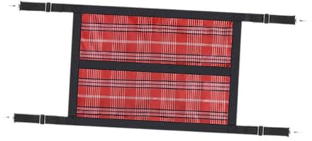 Oshhni Stall Guard Barn Guard for Goats, Cows Oxford Cloth 150 cm x 48 cm Stall Door Guard, Red