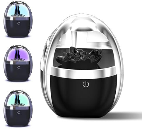 VBESTLIFE Altavoz Ferrofluido, Altavoz Inalámbrico Portátil, Luz Colorida Decoración de Escritorio Lámpara de Fluido Magnético para Acampar Picnics