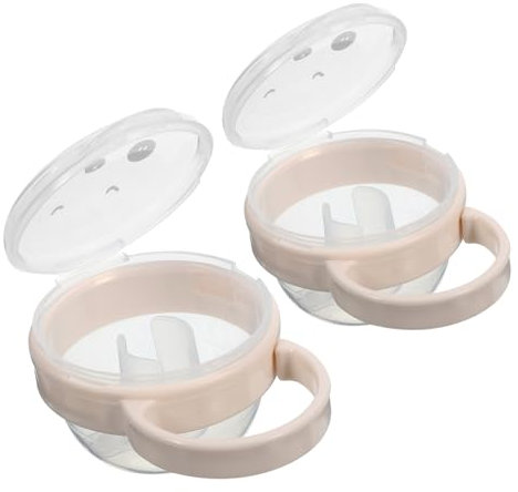 COOPHYA 2 Piezas Caja para chupete a prueba de polvo congelador congelable fórmula accesorios chupetero portachupetes porta chupete de viaje funda para chupete de bebé páginas