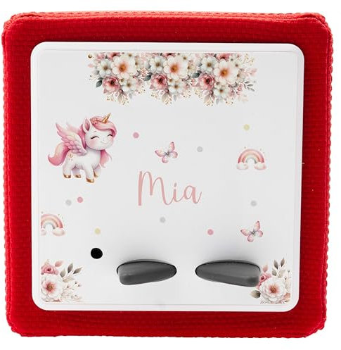 KIDSMOOD - Schutzfolie für Toniebox, personalisiert mit Namen, selbstklebend, passgenau & kratzfest, Sticker für Tonies Musikbox, Toniebox Aufkleber für Jungen & Mädchen, Zubehör für Toniebox