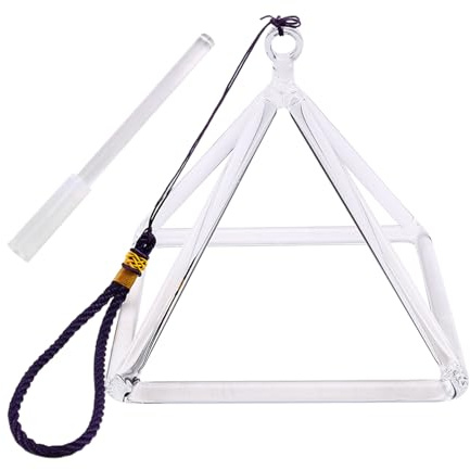 OVNSHVN 6 - -Quarz -Kristall -Gesellentherapie Pyramid Yoga Meditation Transparente Tibetische Schüssel Percussion Instrumente