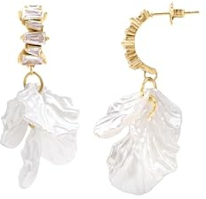 Heideman Ohrringe Damen Beryl asymmetrisch Edelstahl gold | Funkelnder Schmuck mit Zirkonia für Frauen, hautfreundlich, moderne Geschenkidee zum Geburtstag oder Jahrestag
