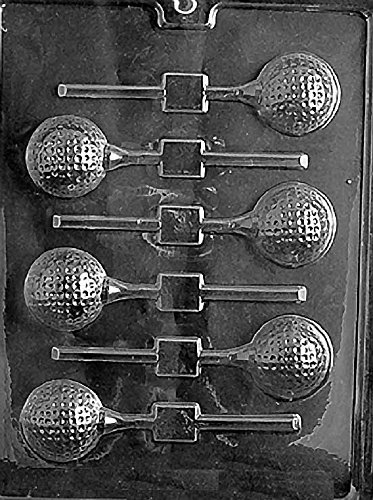 Life of the Party S071 Golf Ball Lollipop Sucker Chocolate Candy Mold with Molding Instructions