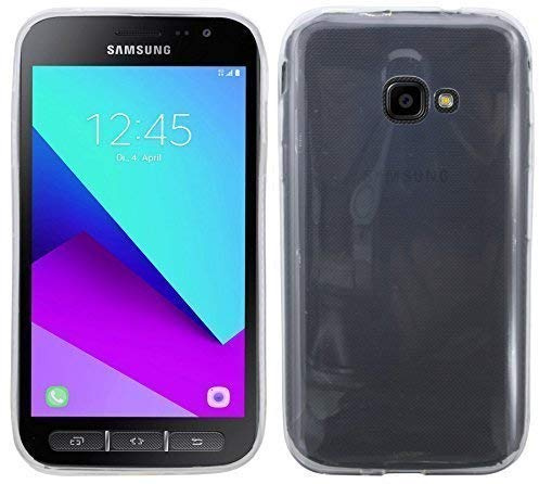 cofi1453 Silikon Hülle kompatibel mit Samsung Galaxy Xcover 4 G390F Tasche Case Zubehör Gummi Bumper Schale Schutzhülle Zubehör in Transparent