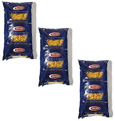 3x Pasta Barilla Tortiglioni Ristorante Nr. 83 italienisch Nudeln 5kg pack
