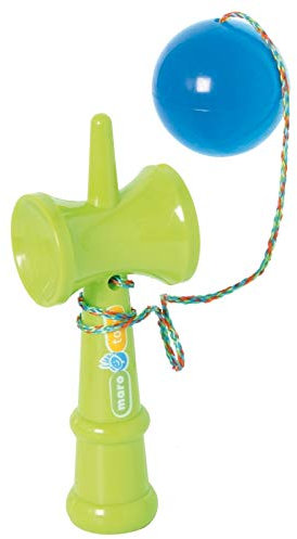 alldoro 60385 Kendama 3-farbig Sort, Mehrfarbig