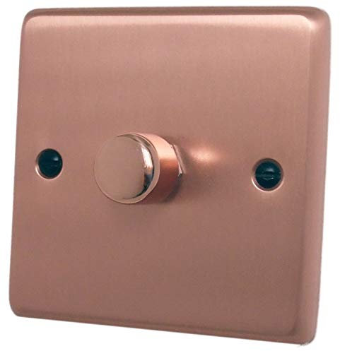 G&H CRG511 Standard Plate Rose Gold 1 Gang 1 or 2 Way V-Pro LED Dimmer Switch