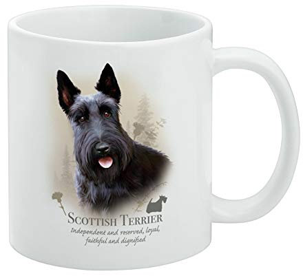 GRAPHICS & MORE Scottish Terrier Scottie Dog Breed White Mug