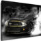 Myartstyle - Bilder Auto Car Ford Mustang 80 x 60 cm Leinwandbilder Xxl - 1 Teilige Wandbilder Oldtimer Kunstdrucke w-a-2024-30
