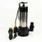 Bomba sumergible para aguas residuales, 1500 W, acero inoxidable, 6 m, cable de alimentación con flotador
