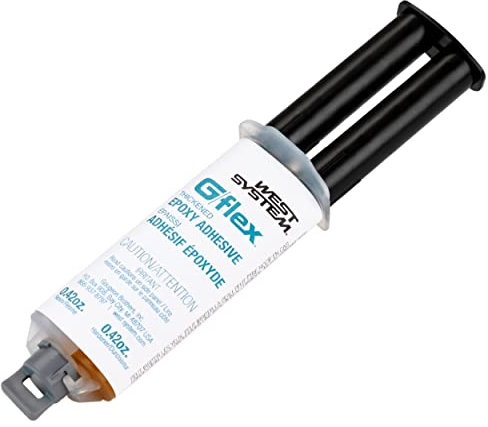 West System G/Flex 655-1 Époxy Épaissi Transparent Haute Viscosité Seringue 28,3 g
