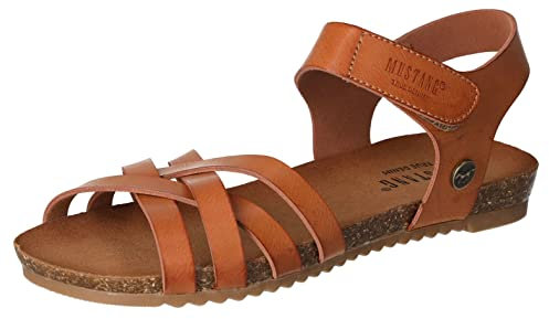 Mustang 5057-802-307 Sandale, Cognac, 36 EU