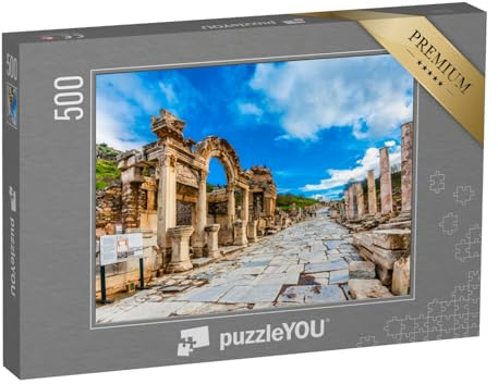 puzzleYOU: Puzzle 500 Teile „Atemberaubendes Ephesus, Antike Stadt in der Türkei“ – aus der Puzzle-Kollektion Türkei