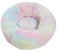 Aldenhoven Goods Hundebett Plüsch 40-120 cm Rund Katzenbett Hundekissen Katzenkissen Donut Hundekörbchen Blitzversand (Regenbogen, 80 cm)