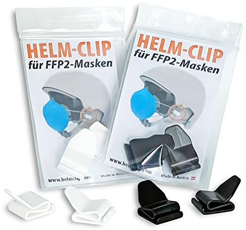 Maskenhalter Skihelm 2 Stück Set Schwarz für alle Skihelme Snowboardhelm mit Riemen kältebeständiger Maskenhalterung Ski Fahren Helm Hochwertig