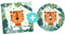 MeinBaby123® Schutzfolie kompatibel mit Toniebox und Ladestation | Schutzcover selbstklebend I Folie Sticker I Toniebox Zubehör (Ladestation Bundle: Tiger im Dschungel)