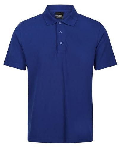 Regatta Professional Mens Pro 65/35 Short Sleeve Polo Shirt, New Royal, XS EU