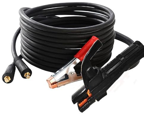 300A Groud Saldatura Morsetto di Terra Clip Set Per Mig Tig ARC Saldatrice Supporto Elettrodo 5M Cavo + Morsetto di Terra 3M Cavo