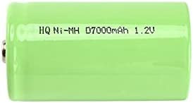 Low Self-Discharge 7000Mah 1.2V D Size Battery, Rechargeable For Flashlight Radio Power Tools Diy Power Microphone Video Doorbell Camera Audio Equipment 1Pcs
