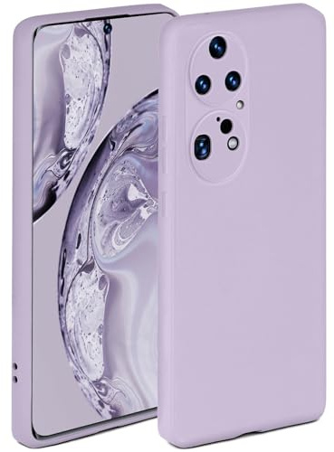 ONEFLOW Soft Case für Huawei P50 Pro Hülle aus Silikon mit Kameraschutz, Silikonhülle mit erhöhtem Schutz fürs Display, Backcover Schutzhülle, weiche Handyhülle, Flieder