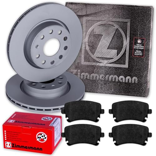 ZIMMERMANN Bremsscheiben 330mm + Beläge hinten für A6 4F C6 Limo Avant