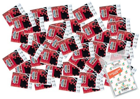 Bundle mit Match Attax Champions League 2023/24 EXTRA - Trading Cards - 50 Verschiedene, zufällige Karten + Exklusive Collect-it Hüllen
