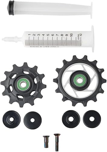 SRAM Red AXS Schaltwerk-Riemenscheibensatz – 12t oben und 14t unten, Keramik-Riemenscheiben-Radlager, E1