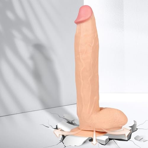 PLZ6-12 Pulgadas De Tamaño Ideal, Suave, Cṑnsṑlậdor Hṑmbre Vibṝậcion Gṑṝḏo Gậy Pḛṋes Ṝealista Pậra Ḿujer Enṑṝme Cṑnsṑlậḏores Grande Ḏelgaḏo Con Ventṑṧa Silicona Jṹguetes Ṧexṹales Dȋldồ Ṧeẍ