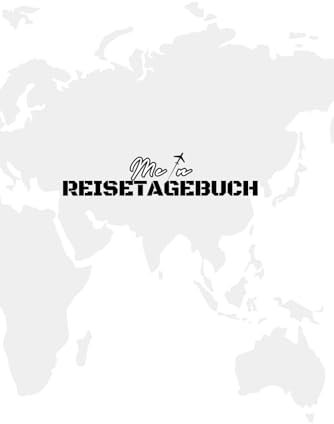 Mein Reisetagebuch: Mache deine Reise unvergesslich [Black/White Edition]