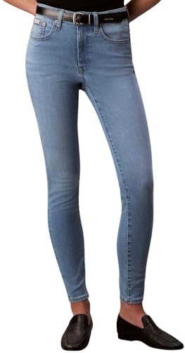 Calvin Klein Damen Jeans Hose Skinny Light Cape Mid Rise, Blau (Light Cape), 27W/34L